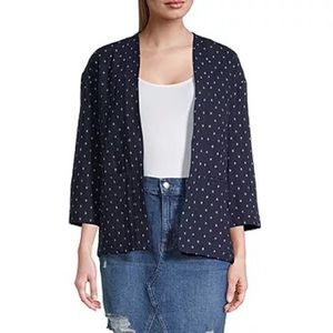 A.N.A Navy Dobby Lightweight Jacket